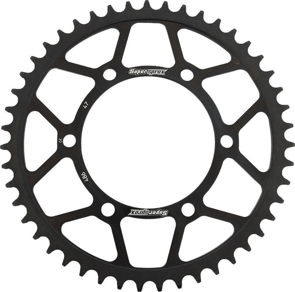 SUPERSPROX 后链轮 钢制 47T-520 黑 HON/KAW/YAM