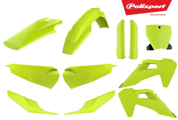 Polisport 车身塑料套件 Husqvarna Plastic Body Kit Flo Yellow