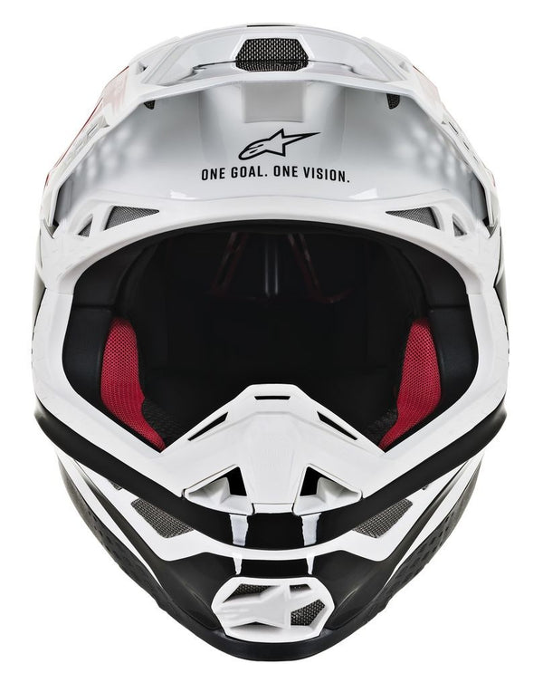 ALPINESTARS 头盔 Supertech M-8 Triple Helmet Red/White Gloss M-8
