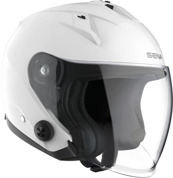 Sena Econo Bluetooth Jet Helmet, Open Face White