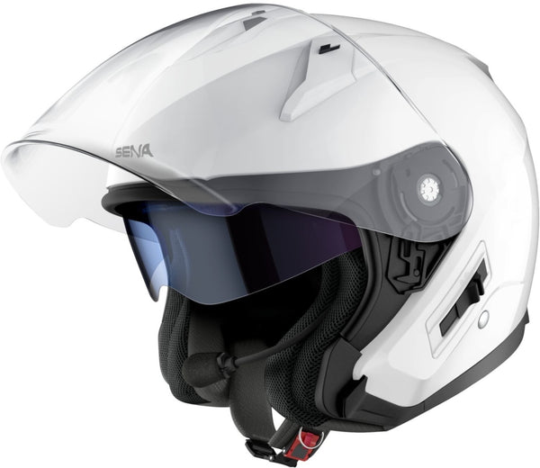Sena Econo Bluetooth Jet Helmet, Open Face White