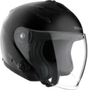 Sena Econo Bluetooth Jet Helmet, Open Face Black Matt