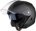 Sena Econo Bluetooth Jet Helmet, Open Face Black Matt