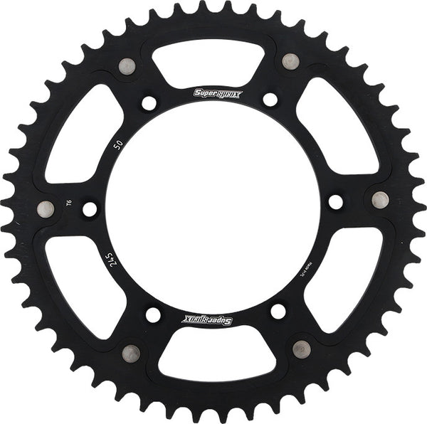 SUPERSPROX 链轮 REAR STEALTH SPROCKET ALU/STL 50T-520 黑 YAM