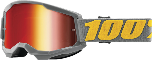 100% 风镜 Strata 2 Goggles Red Mirror