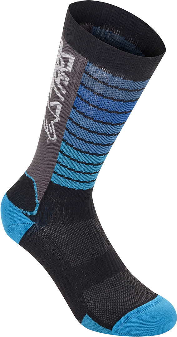 ALPINESTARS 骑行袜 Drop 22 Socks Black/Blue