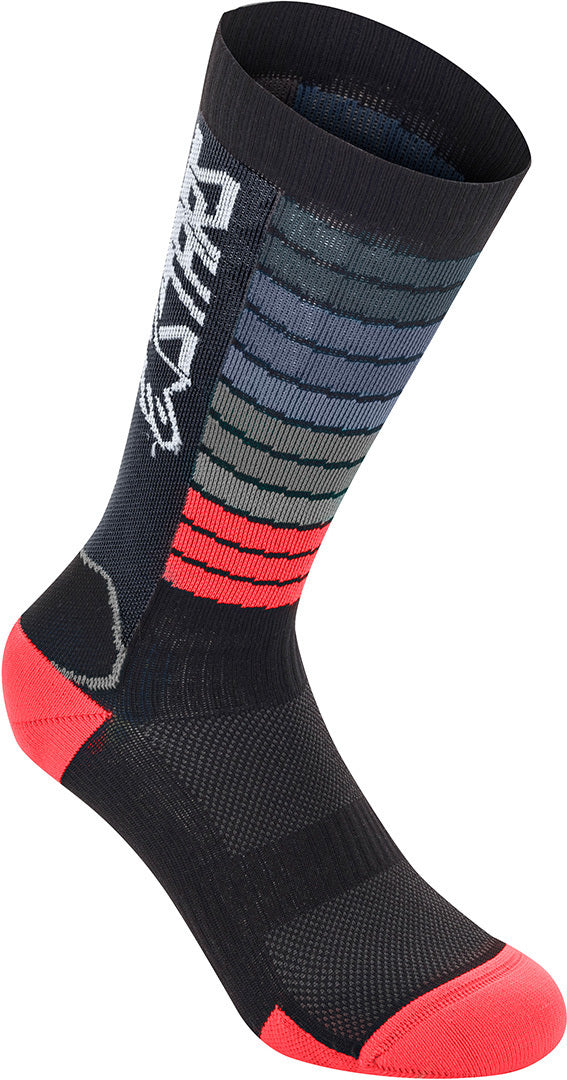 ALPINESTARS 骑行袜 Drop 22 Socks Black/Red
