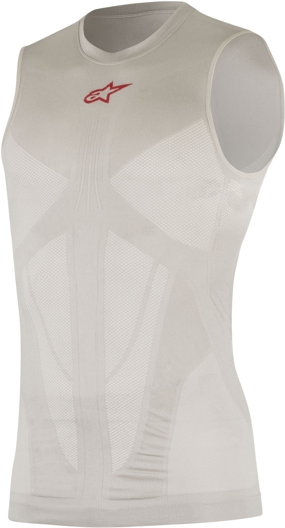 ALPINESTARS 骑行衣 Tech Tank Summer Shirt Silver/Red