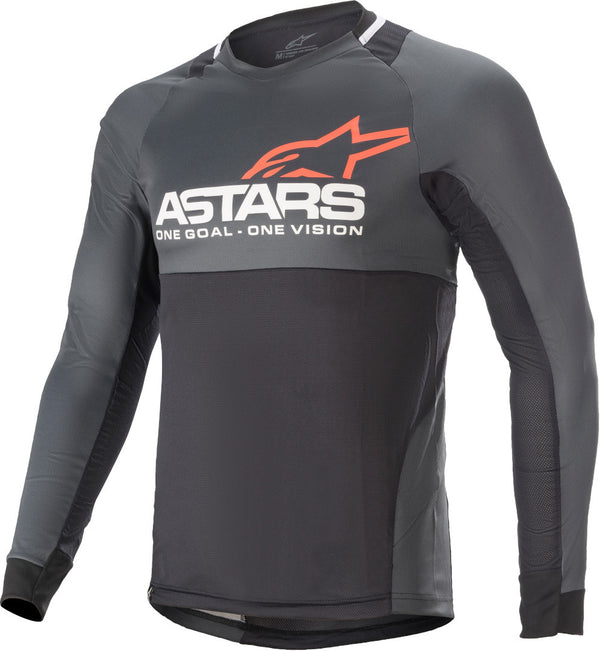 ALPINESTARS 骑行衣 Drop 8.0 LS Motocross Jersey Black/Red