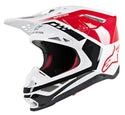 ALPINESTARS 头盔 Supertech M-8 Triple Helmet Red/White Gloss M-8