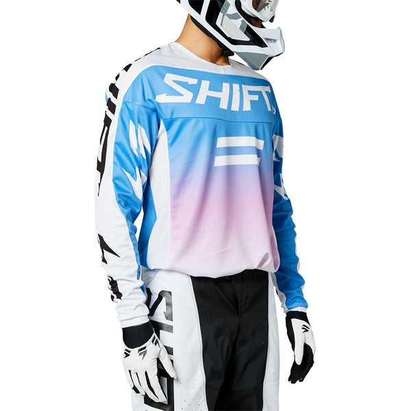 SHIFT 骑行服 WHITE LABEL FADE JERSEY [ACID 蓝]