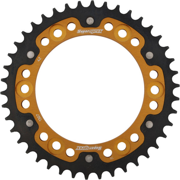 SUPERSPROX 链轮 REAR STEALTH SPROCKET ALU/STL 42T-525 GLD HON