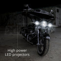 XK GLOW 照明 4.5" Driving Lights Amber Halo