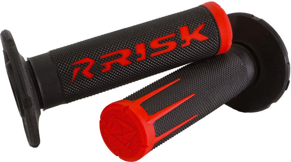 RISK RACING 手把胶 FUSION 2.0 MOTORCYCLE GRIPS 红