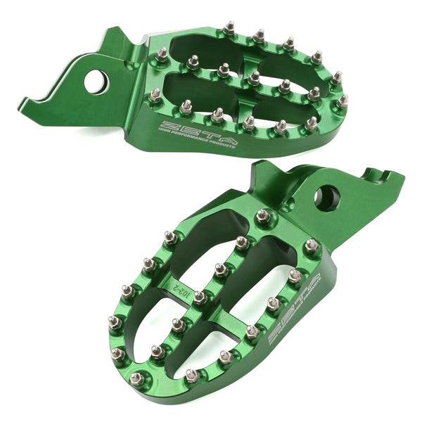 ZETA 脚踏/换挡杆/脚刹 FOOTPEGS ALUMINUM GREEN