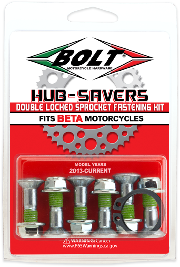 BOLT 五金件 HUB-SAVERS DOUBLE LOCK SPROCKET FASTENRS BETA