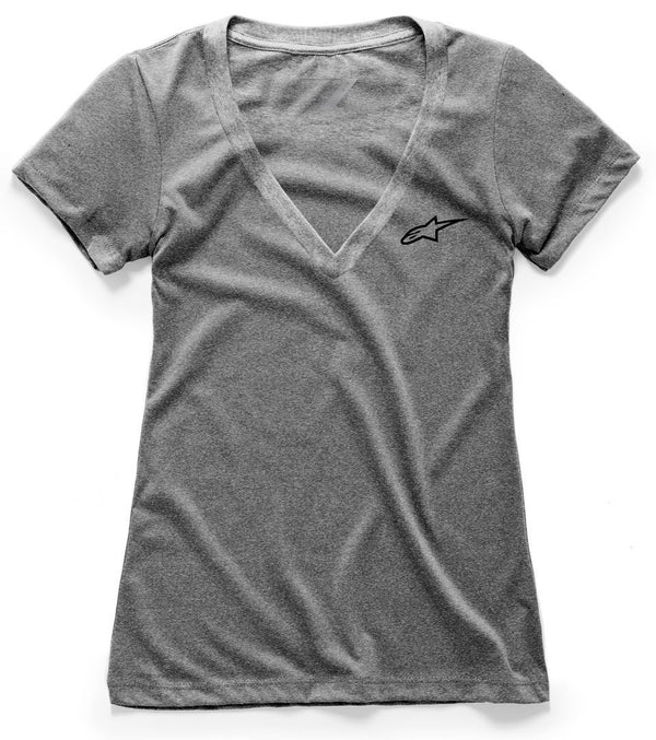 ALPINESTARS T恤 Ageless V-Neck Women T-Shirt Grey