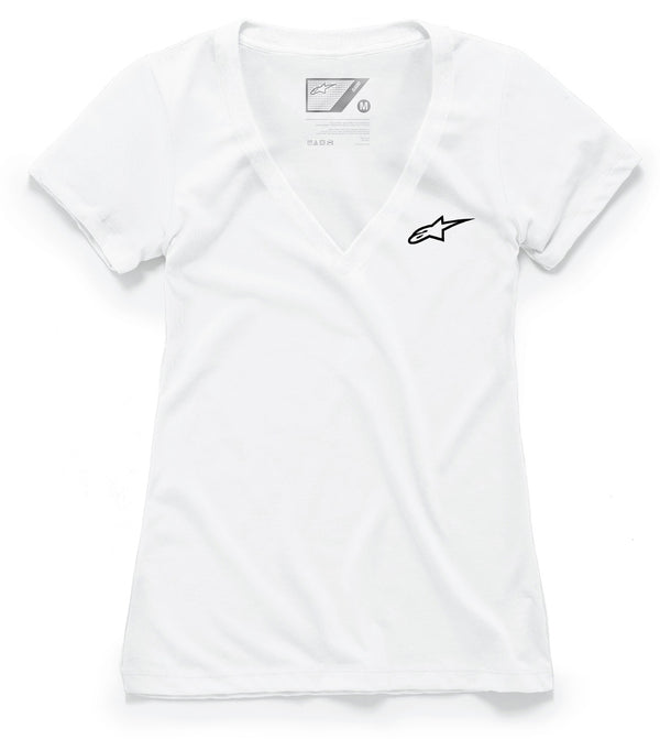 ALPINESTARS T恤 Ageless V-Neck Women T-Shirt White