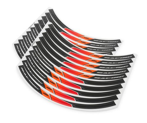 KTM Wheel Trim Ring Sticker Kit MX/Enduro/Adventure 2003-2022
