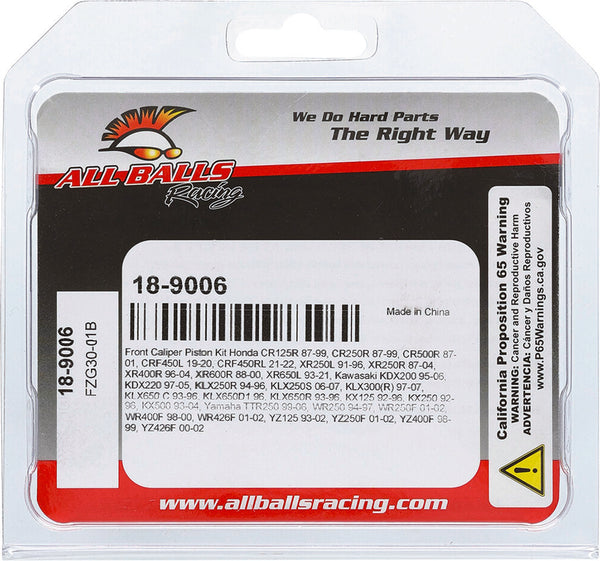 ALL BALLS 刹车 BRAKE CALIPER PISTON KIT