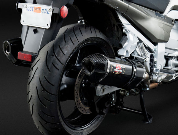 YOSHIMURA 排气管 EXHAUST SIGNATURE R-77 SLIP-ON SS-CF-CF DUAL
