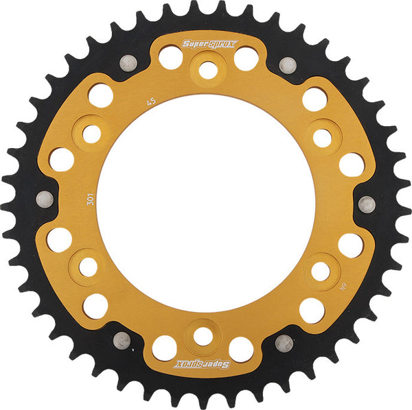 SUPERSPROX 链轮 REAR STEALTH SPROCKET ALU/STL 45T-520 GLD HON