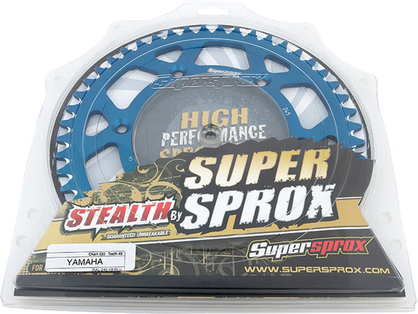 SUPERSPROX 链轮 REAR SPROCKET ALUMINUM 49T-520 BLU YAM