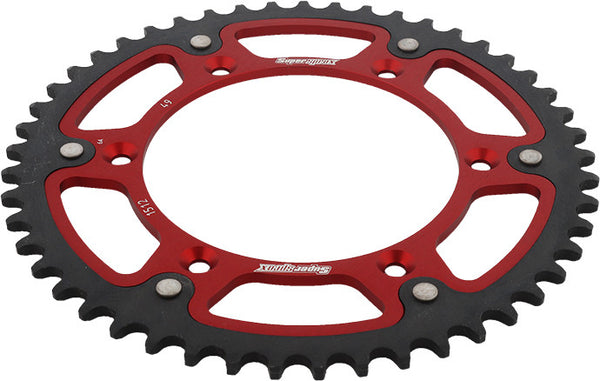 SUPERSPROX 链轮 REAR STEALTH SPROCKET ALU/STL 49T-520 红 GAS/SHE