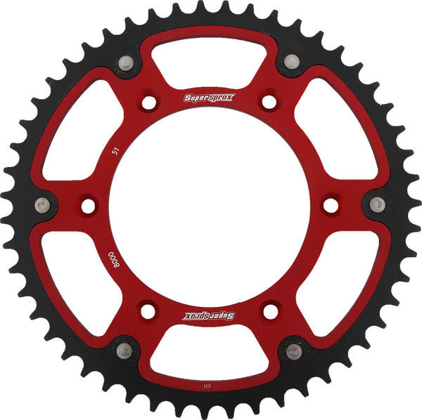 SUPERSPROX 链轮 REAR STEALTH SPROCKET ALU/STL 51T-520 红 BETA
