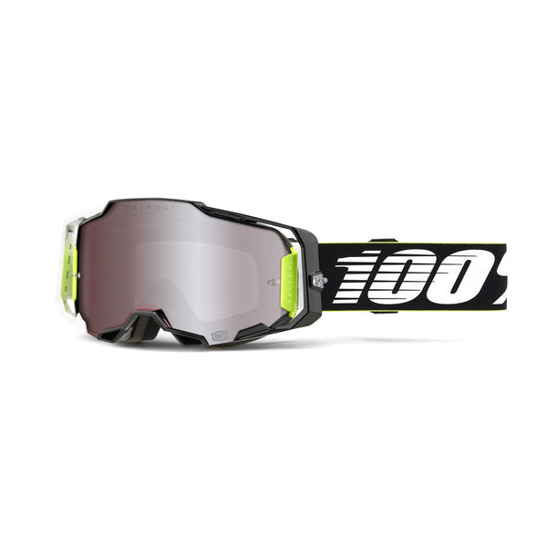 100% 风镜 Armega Hiper Goggles Silver Mirror