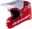 ALPINESTARS M8 头盔 Radium 2 Helmet Bright Red/White
