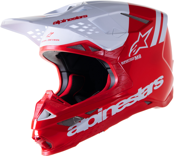 ALPINESTARS M8 头盔 Radium 2 Helmet Bright Red/White