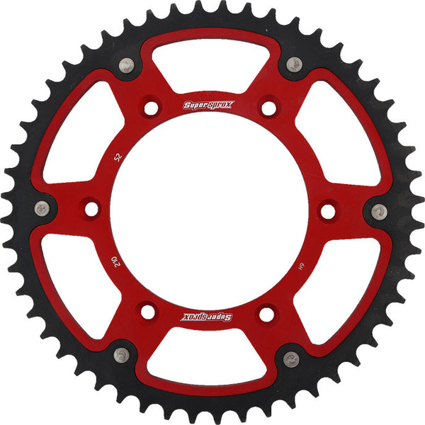 SUPERSPROX 链轮 REAR STEALTH SPROCKET ALU/STL 52T-520 红 HON