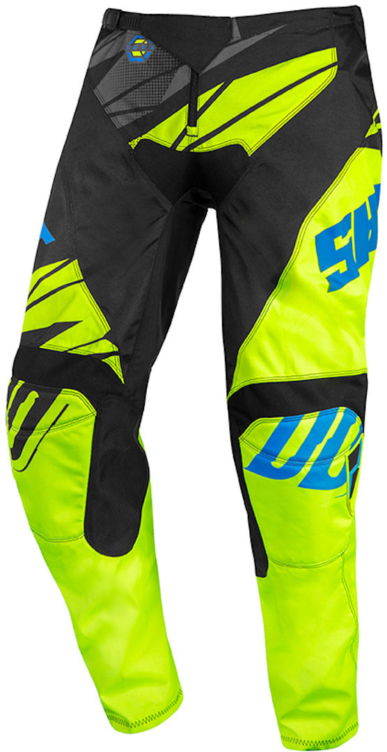 Shot Devo Ventury Kids Motocross Pants Blue/Yellow