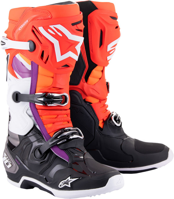ALPINESTARS 骑行靴 Tech 10 Motocross Boots Black/Red/White