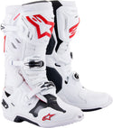 ALPINESTARS 骑行靴 Tech 10 Supervented Motocross Boots White/Red