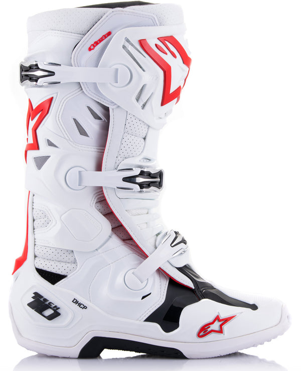 ALPINESTARS 骑行靴 Tech 10 Supervented Motocross Boots White/Red