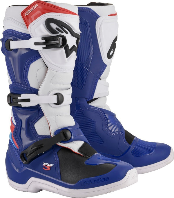 ALPINESTARS 骑行靴 Tech 3 Motocross Boots Blue/White