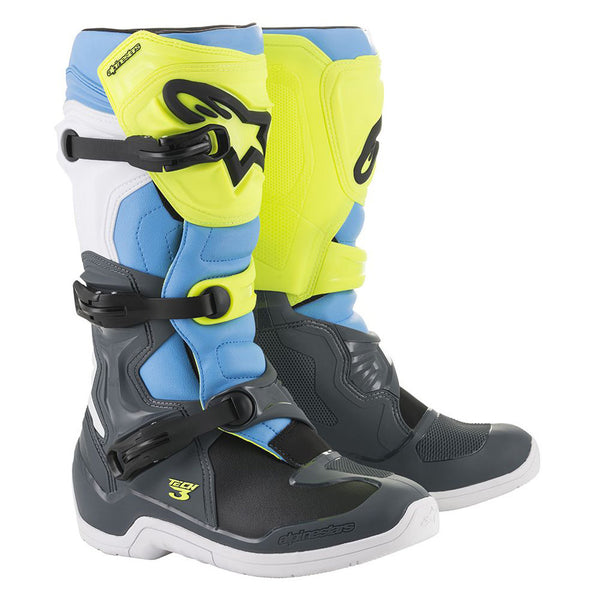 ALPINESTARS 骑行靴 Tech 3 Motocross Boots Yellow/Gray