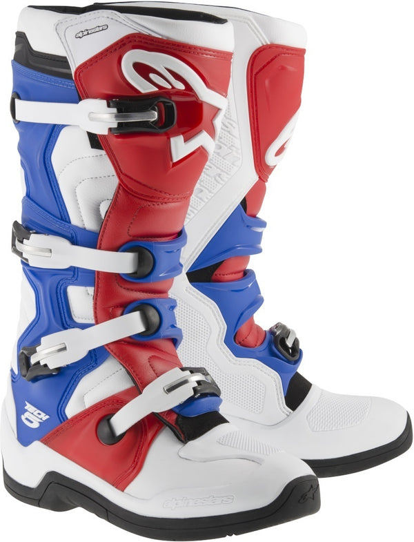 ALPINESTARS 骑行靴 Tech 5 Motocross Boots White/Red/Blue