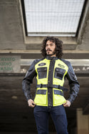 HolyFreedom Quattro Vision motorcycle leather/textile jacket