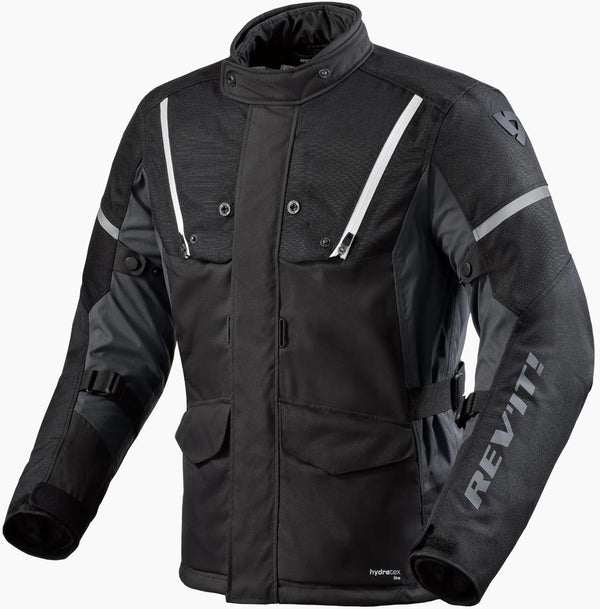 REVIT 骑行夹克 Horizon 3 H2O Motorcycle Textile Jacket Black/White
