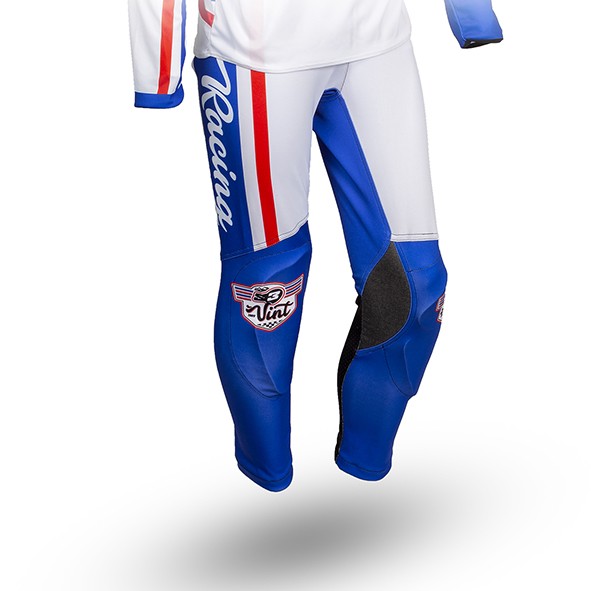 S3 骑行裤 S3 VINT Pilot 攀爬车   蓝, 红 / 白 - Patriot Fantic Rothmans