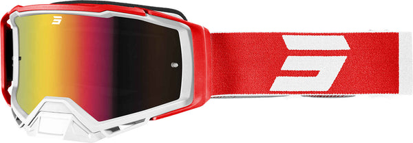 Shot Core Motocross Goggles Red