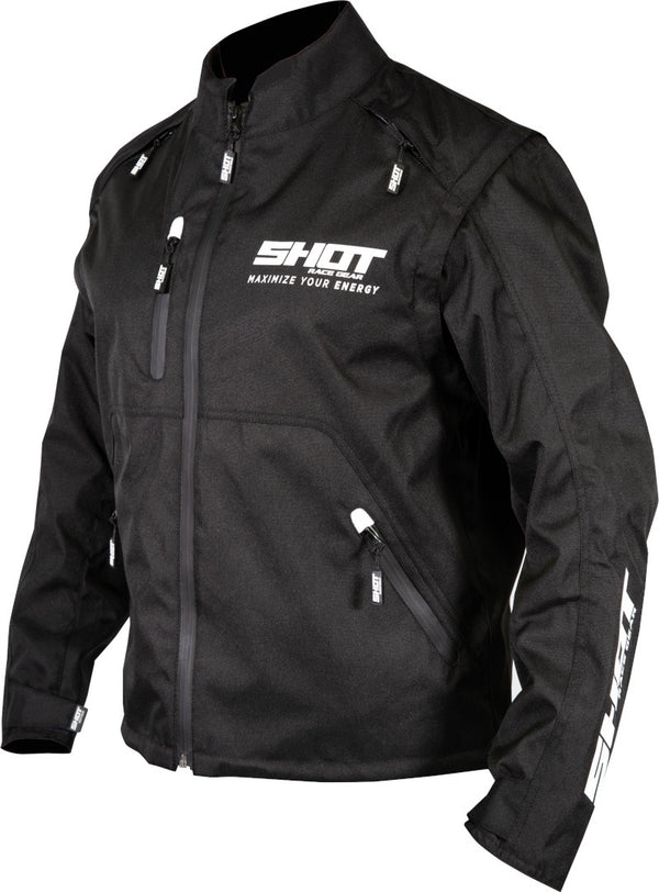 Shot Contact Assault Motocross Jacket Black/White