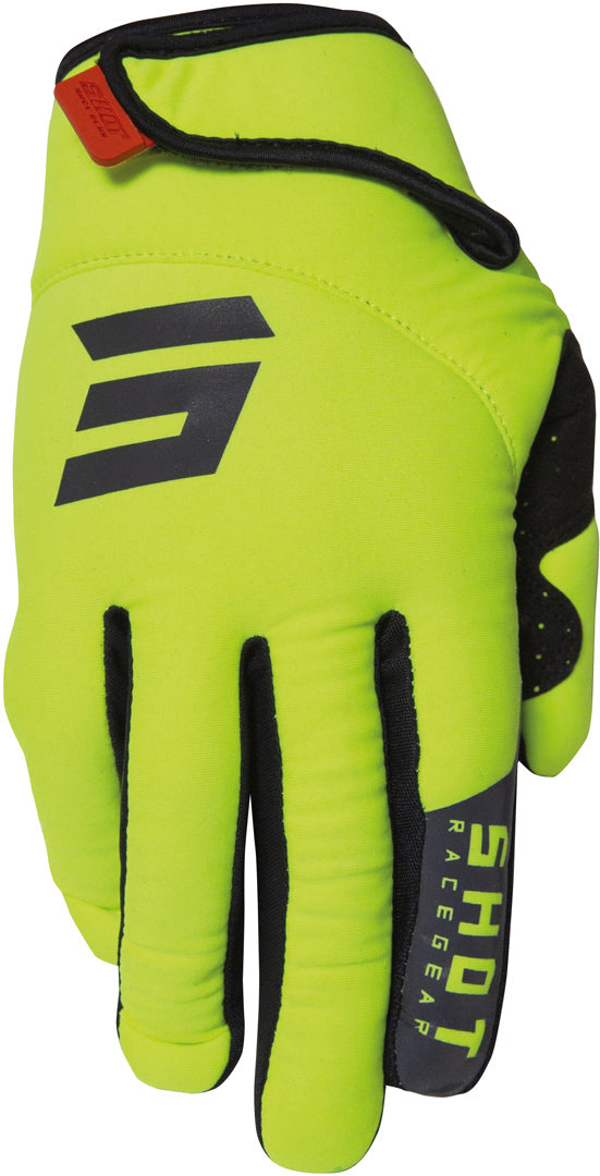 Shot Trainer 2.0 Motocross Gloves Neon Yellow