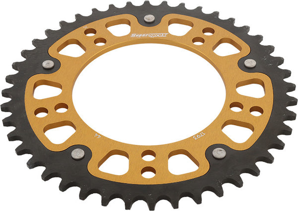 SUPERSPROX 链轮 REAR STEALTH SPROCKET ALU/STL 44T-520 GLD HAY/SUZ/TRI