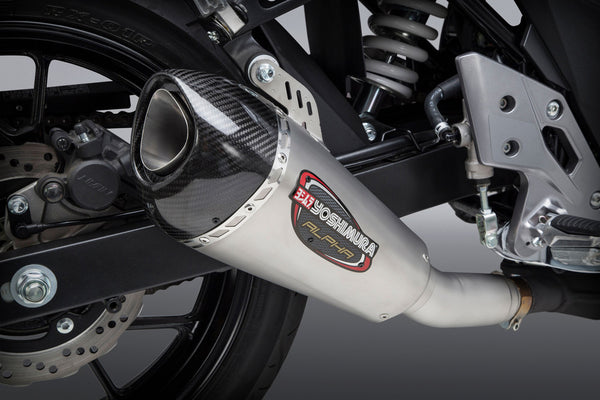 YOSHIMURA 排气管 EXHAUST STREET ALPHA-T SLIP-ON SS-SS-CF