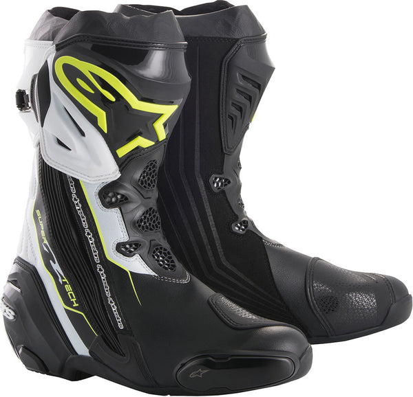 ALPINESTARS 骑行靴 Supertech-R Motorcycle Boots Black/Yellow