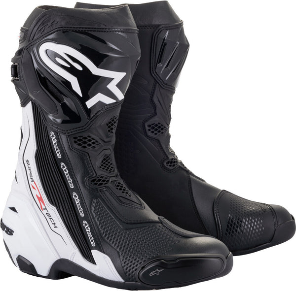 ALPINESTARS  骑行靴 Alpinestars Supertech-R Motorcycle Boots Black/White